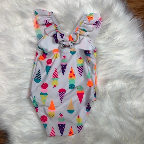 Cat & Jack Girls Ice Cream Swimming Suit 18M - Picture 5 of 5